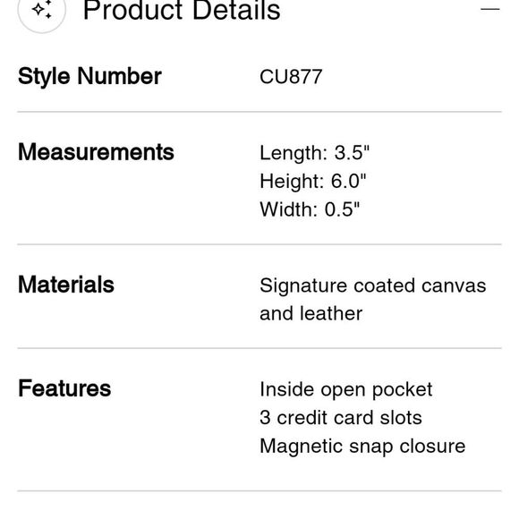 Coach IPhone 15 Folio Wallet/Case- Signature Canvas - Picture 3 of 4